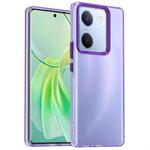 For vivo Y200 Pro Candy PC Hybrid TPU Shockproof Phone Case(Purple)