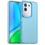 For vivo Y29 4G Candy PC Hybrid TPU Shockproof Phone Case(Blue)