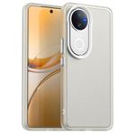 For vivo V50 Candy PC Hybrid TPU Shockproof Phone Case(White)