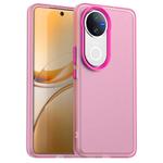 For vivo V50 Candy PC Hybrid TPU Shockproof Phone Case(Red)