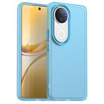 For vivo V50 Candy PC Hybrid TPU Shockproof Phone Case(Blue)