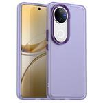 For vivo V50 Candy PC Hybrid TPU Shockproof Phone Case(Purple)