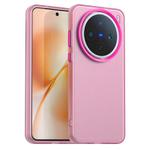 For vivo X200s Candy PC Hybrid TPU Shockproof Phone Case(Red)