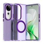 For vivo V40 5G Candy Magsafe PC Hybrid TPU Phone Case(Purple)