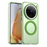 For vivo X200 Candy Magsafe PC Hybrid TPU Phone Case(Green)