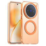 For vivo X200s Candy Magsafe PC Hybrid TPU Phone Case(Orange)