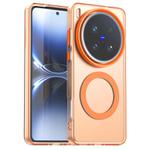 For vivo X200 Ultra Candy Magsafe PC Hybrid TPU Phone Case(Orange)