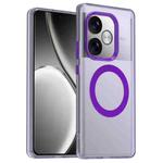 For Realme GT Neo 6 Candy Magsafe PC Hybrid TPU Phone Case(Purple)