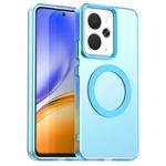 For Realme 14 5G Candy Magsafe PC Hybrid TPU Phone Case(Blue)