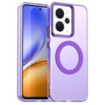 For Realme 14 5G Candy Magsafe PC Hybrid TPU Phone Case(Purple)