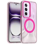 For OPPO Reno12 Global Candy Magsafe PC Hybrid TPU Phone Case(Red)