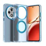 For OPPO Reno12 F 4G Candy Magsafe PC Hybrid TPU Phone Case(Blue)