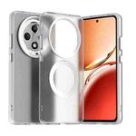 For OPPO Reno12 F 5G Candy Magsafe PC Hybrid TPU Phone Case(White)