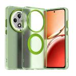 For OPPO Reno12 F 5G Candy Magsafe PC Hybrid TPU Phone Case(Green)