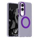 For OPPO K12x Candy Magsafe PC Hybrid TPU Phone Case(Purple)