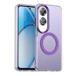 For OPPO A60 Global Candy Magsafe PC Hybrid TPU Phone Case(Purple)