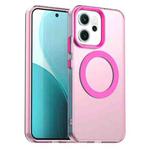 For OPPO Reno14 F 5G Candy Magsafe PC Hybrid TPU Phone Case(Red)