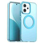 For OPPO Reno14 F 5G Candy Magsafe PC Hybrid TPU Phone Case(Blue)