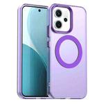 For OPPO Reno14 F 5G Candy Magsafe PC Hybrid TPU Phone Case(Purple)