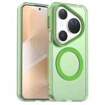For Huawei Pura 80 Ultra Candy Magsafe PC Hybrid TPU Phone Case(Green)