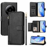 For Xiaomi 13 Ultra Multi-Card Slots Zipper Wallet Leather Phone Case(Black)