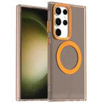 For Samsung Galaxy S23 Ultra 5G Candy Magsafe PC Hybrid TPU Phone Case(Orange)