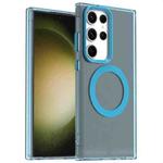 For Samsung Galaxy S23 Ultra 5G Candy Magsafe PC Hybrid TPU Phone Case(Blue)