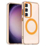 For Samsung Galaxy S23+ 5G Candy Magsafe PC Hybrid TPU Phone Case(Orange)