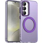 For Samsung Galaxy S25 5G Candy Magsafe PC Hybrid TPU Phone Case(Purple)