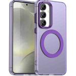 For Samsung Galaxy S25+ 5G Candy Magsafe PC Hybrid TPU Phone Case(Purple)