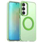 For Samsung Galaxy S25 FE 5G Candy Magsafe PC Hybrid TPU Phone Case(Green)