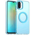 For Samsung Galaxy A07 4G Candy Magsafe PC Hybrid TPU Phone Case(Blue)