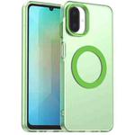 For Samsung Galaxy A07 4G Candy Magsafe PC Hybrid TPU Phone Case(Green)