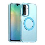 For Samsung Galaxy A17 5G Candy Magsafe PC Hybrid TPU Phone Case(Blue)