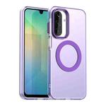 For Samsung Galaxy A17 5G Candy Magsafe PC Hybrid TPU Phone Case(Purple)