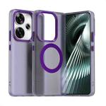 For Xiaomi Poco F6 5G Candy Magsafe PC Hybrid TPU Phone Case(Purple)