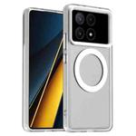 For Xiaomi Poco X6 Pro 5G Candy Magsafe PC Hybrid TPU Phone Case(White)