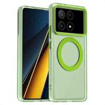 For Xiaomi Poco X6 Pro 5G Candy Magsafe PC Hybrid TPU Phone Case(Green)