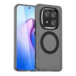For Redmi Note 14 Pro+ 5G Candy Magsafe PC Hybrid TPU Phone Case(Black)