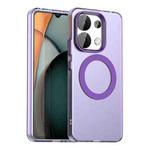 For Redmi Note 13 4G Candy Magsafe PC Hybrid TPU Phone Case(Purple)