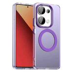 For Redmi Note 13 Pro 4G Candy Magsafe PC Hybrid TPU Phone Case(Purple)