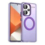 For Redmi Note 13 Pro+ Candy Magsafe PC Hybrid TPU Phone Case(Purple)