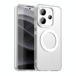 For Redmi Note 14 4G 163.25mm Candy Magsafe PC Hybrid TPU Phone Case(White)