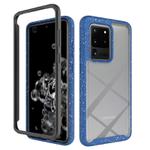 For Samsung Galaxy S20 Ultra Shockproof Starry Sky PC + TPU Protective Case(Blue)