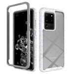 For Samsung Galaxy S20 Ultra Shockproof Starry Sky PC + TPU Protective Case(White)