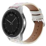 22mm Woolen Hybrid Leather Watch Band(Starlight)
