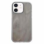 For iPhone 11 Quicksand Texture Glitter TPU Hybrid PC Phone Case(Black)