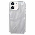For iPhone 11 Quicksand Texture Glitter TPU Hybrid PC Phone Case(White)