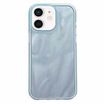 For iPhone 12 Quicksand Texture Glitter TPU Hybrid PC Phone Case(Blue)