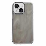 For iPhone 14 Quicksand Texture Glitter TPU Hybrid PC Phone Case(Black)